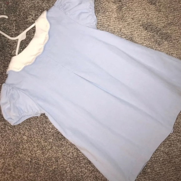 SOLD XP 3t Pixie Lily classic dress blue corduroy - Picture 2 of 4